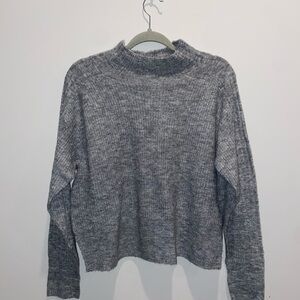 All in Favor mock Knit Top